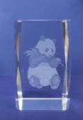 Kristal laserblok panda 6,95 euro